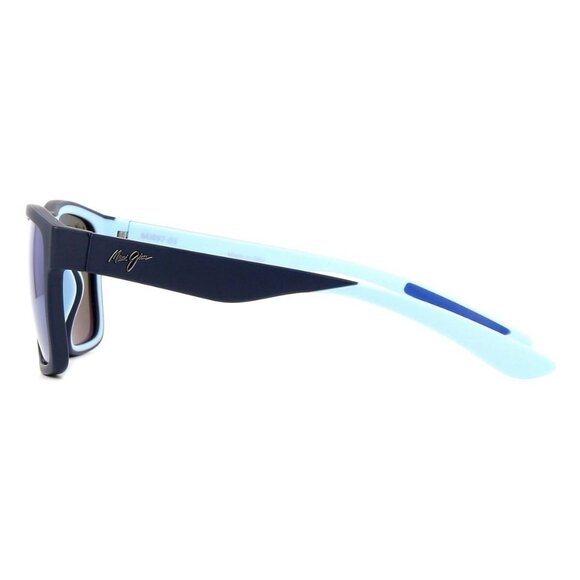 New MAUI JIM The Flats Blue Polarised Square B897 03 Sunglasses Women - Picture 3 of 4